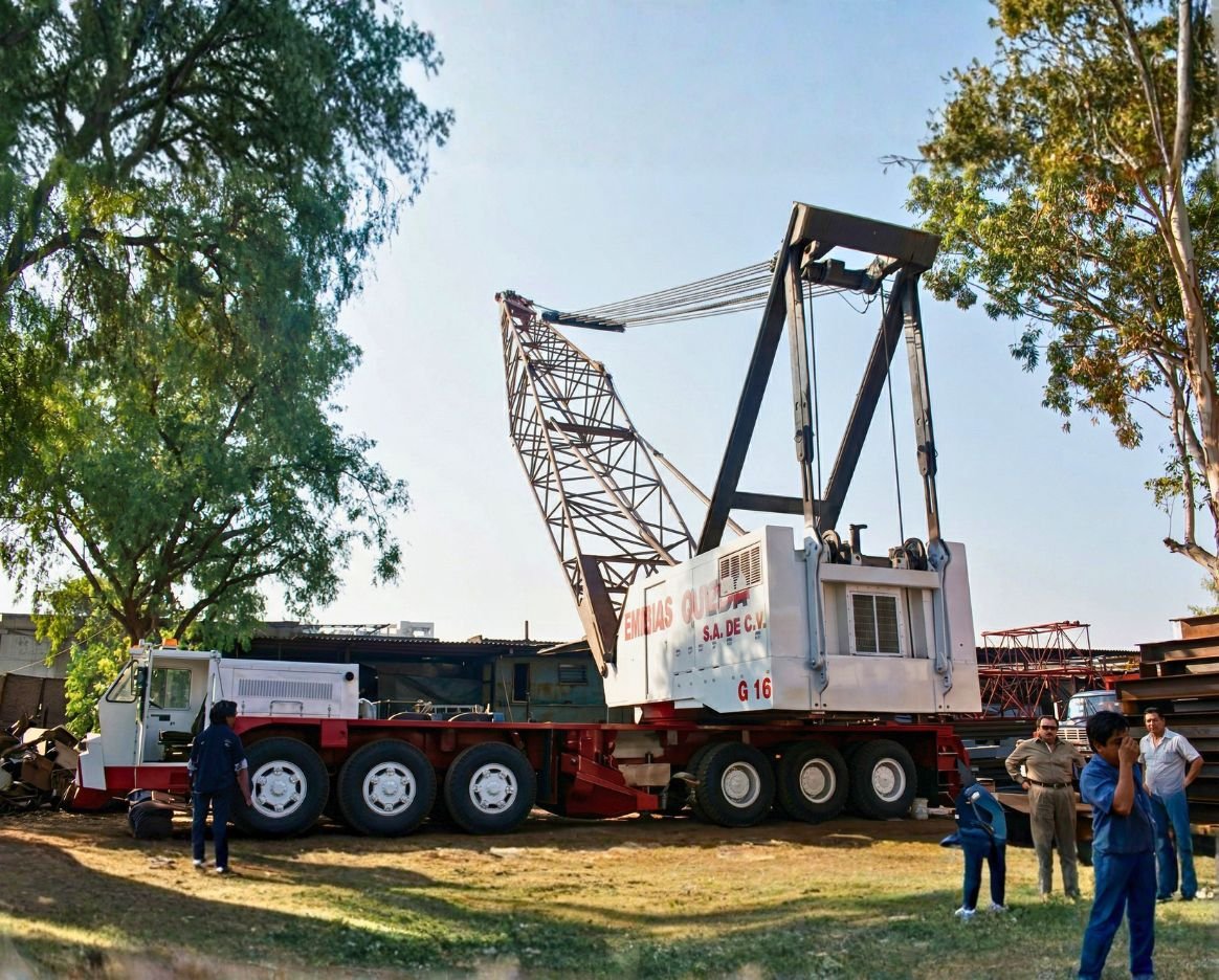 Grúa estructura sobre camion Grúas Ojeda3